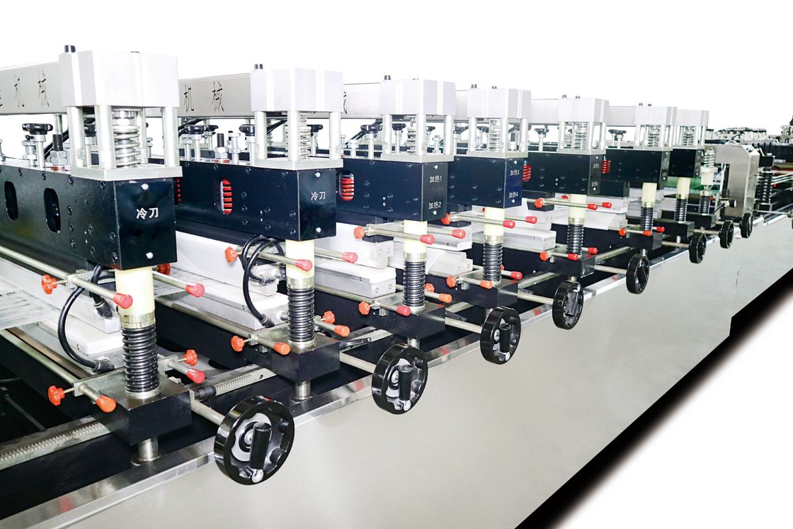 Eight Side Sealing Flat Bottom Stand Up Pouch Making Machine 380V