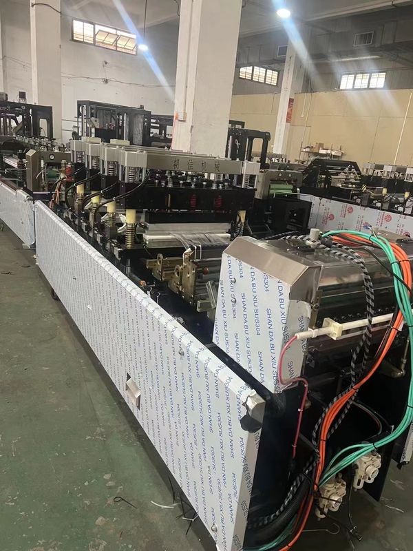 Zip Lock 3 Side Seal Pouch Making Machine 200 Segments Per Min