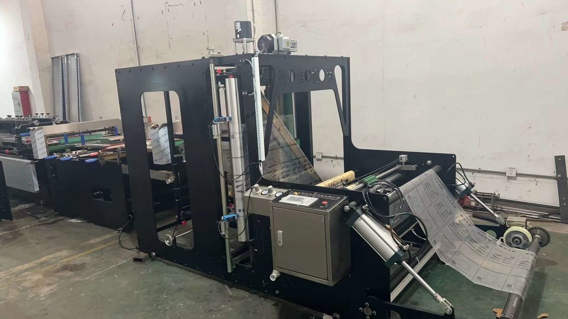 40KW Three Side Sealing Bag Making Machine Stand Up Zipper Pouch Machine 5800kg