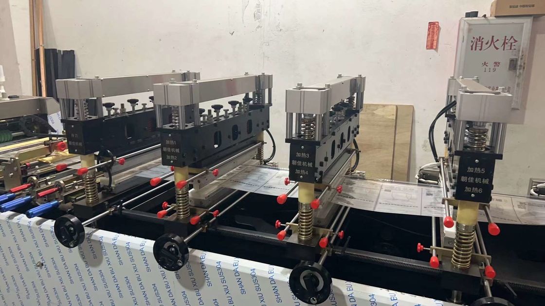 Composite Plastic Film / Laminated Paper Stand Up&Zipper Three Side Seal Pouch Making Machine