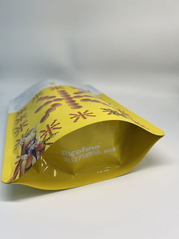 Composite Plastic Film / Laminated Paper Stand Up&Zipper Three Side Seal Pouch Making Machine