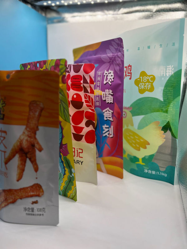 Composite Plastic Film / Laminated Paper Stand Up&Zipper Three Side Seal Pouch Making Machine