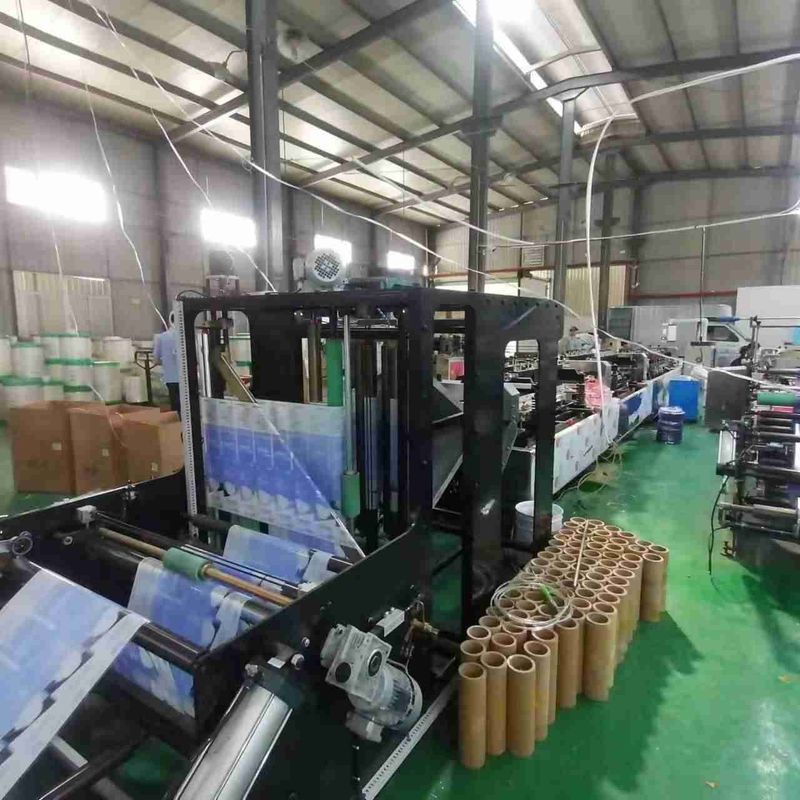 Zipper Type Three Side Sealing Pouch Maker Machine L1300 X W2000 X H2200mm